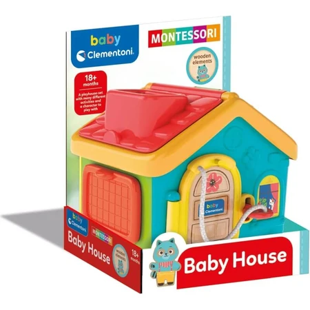 Clementoni Montessori Baby House - Interactive Toy for Children 18m+