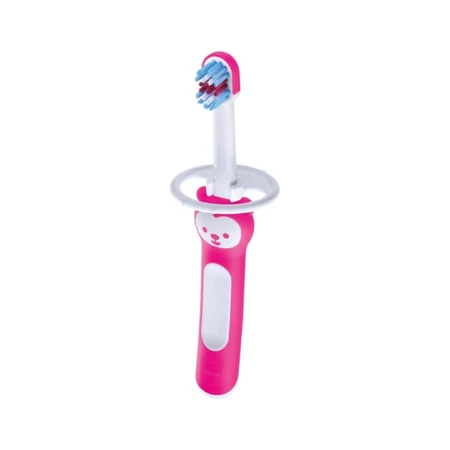 Mam-massageborstel - Tandenborstel voor kinderen vanaf 6 maanden, fuchsia