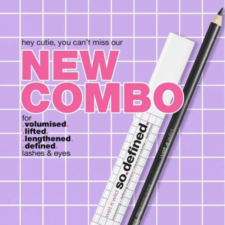 Wet n Wild „So Defined“ Volumen- und Definitions-Mascara mit „Color Icon“ Kajalstift