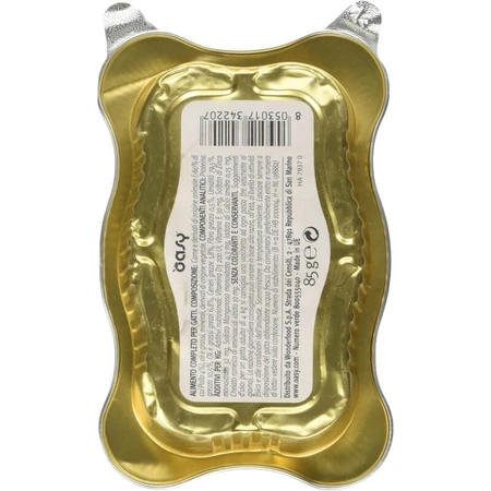 Oasy Wet Cat Delicatessen Chicken Pâté - Complete Cat Food, 85 g
