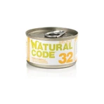 Natural Code 32 Gelatina suave con atún y arándanos - Alimento completo para gatos adultos, 85 g