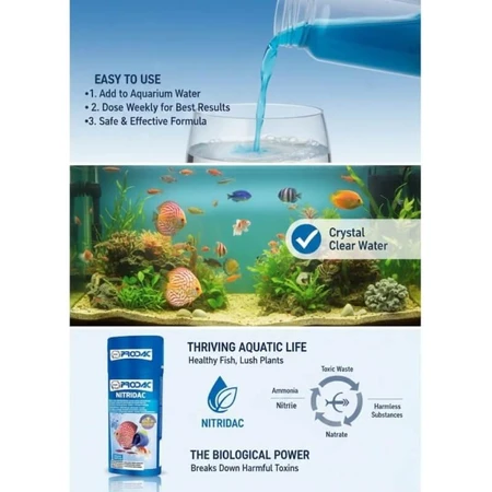 Prodac Nitridac – Flüssige Bakterienkultur für Aquarien, 100 ml