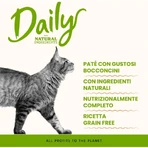 Almo Nature Daily Cat Tuna - Aliment humide complet pour chats adultes, 400 g