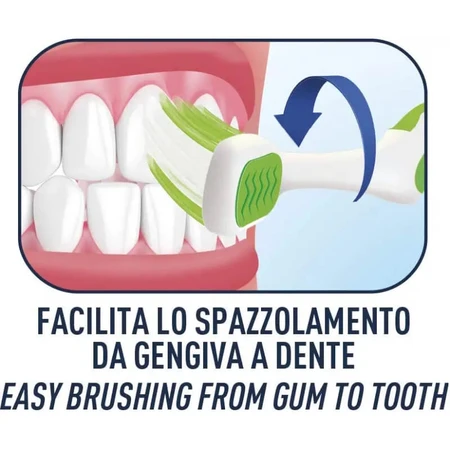 Biorepair Curve - Cepillo de dientes de protección total con cerdas medias