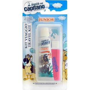 Captain's Tandpasta Junior Reisset - Opvouwbare tandenborstel + 1 tube tandpasta van 20 ml