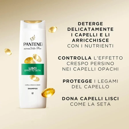 Pantene Pro-V - Champú Active Nutri-Plex Anti-Frizz para un cabello suave como la seda, 400 ml