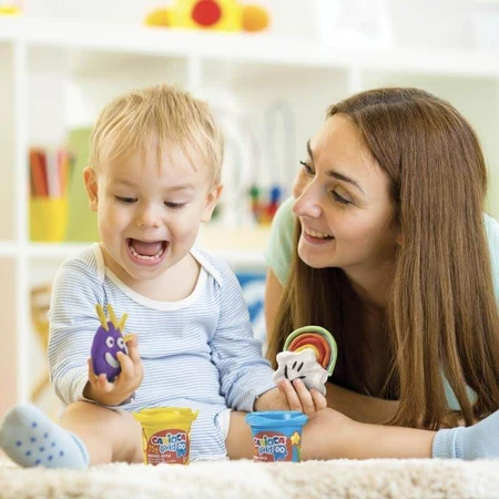Carioca Baby do – Modelliermasse für Kinder ab 12 Monaten, 4 x 150 g