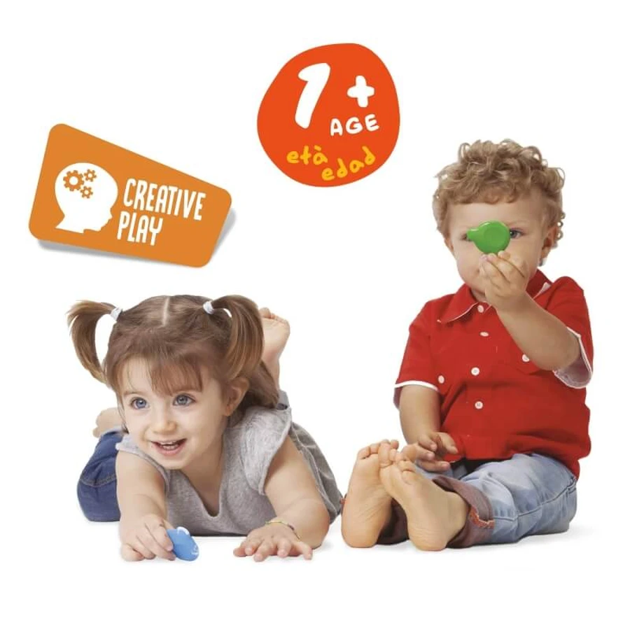 Carioca Baby do – Modelliermasse für Kinder ab 12 Monaten, 4 x 150 g