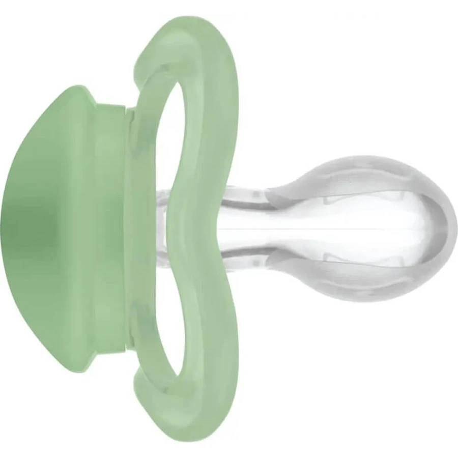 Mam Air Night – 2 Silikon-Schnuller, ab 6 Monaten, neutrale Farbe