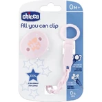 Chicco All You Can Clip - Roze fopspeenkoord