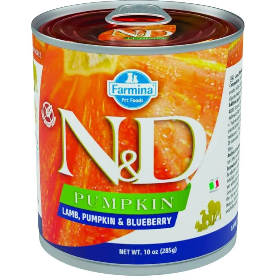Farmina N&amp;d Calabaza, Cordero, Calabaza y Arándanos - Alimento completo para perros adultos, 285 g