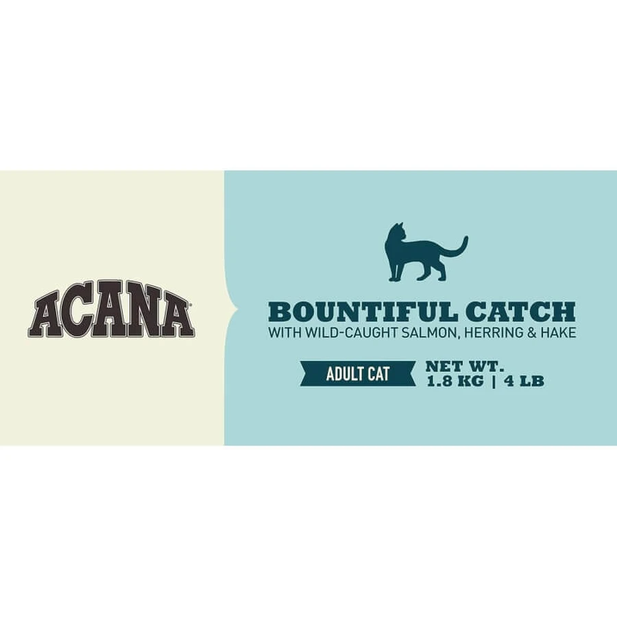Acana Bountiful Catch Saumon et hareng - Aliment complet pour chats adultes, 1,8 kg