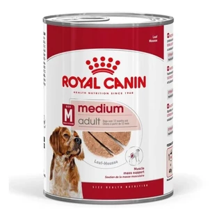 Royal Canin Medium Adult Pâté - Aliment complet pour chiens adultes de taille moyenne, 410 g