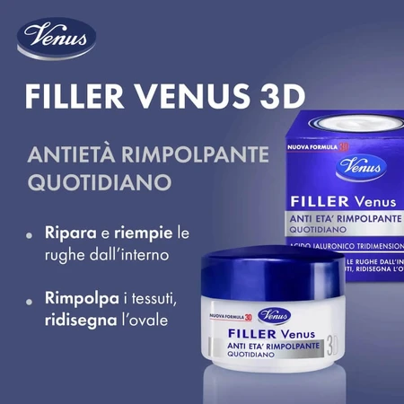 Venus Filler Venus 3D - Volumizing Anti-Aging Cream 50 ml