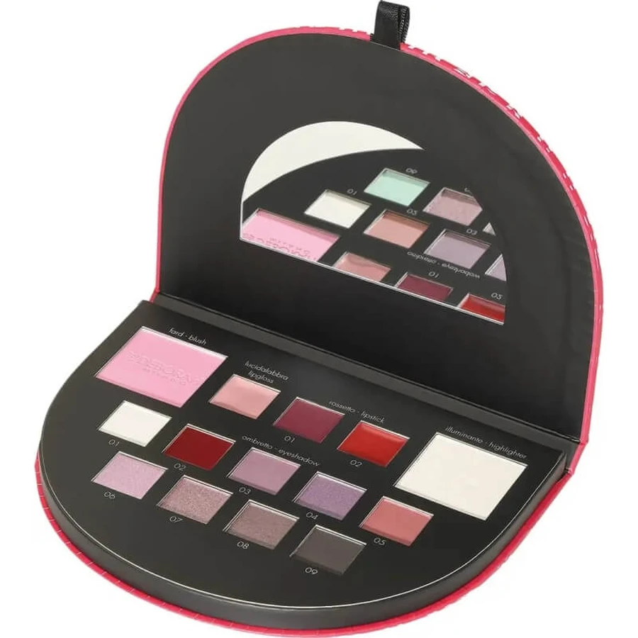 Deborah Make-up-Beauty-Geschenkset – Kosmetiktasche Nr. 1: Kühle Farbtöne