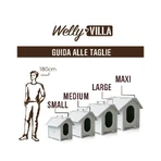 Welly Villa - Middelgroot, thermisch geïsoleerd, opvouwbaar hondenhok, saliegroen
