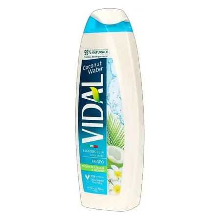 Vidal Kokoswasser – Erfrischendes Duschgel, 500 ml