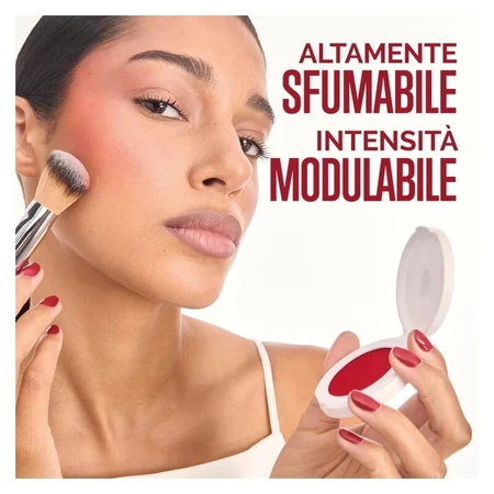 Veralab Airy Blush – wygładzający, kremowy róż do policzków w kompakcie nr 05 Blooming Red: ceny i cechy