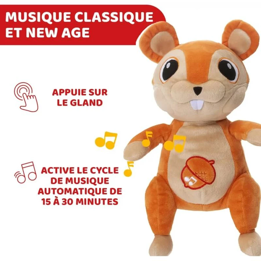 Chicco «Squirrel Light & Music» - Peluche
