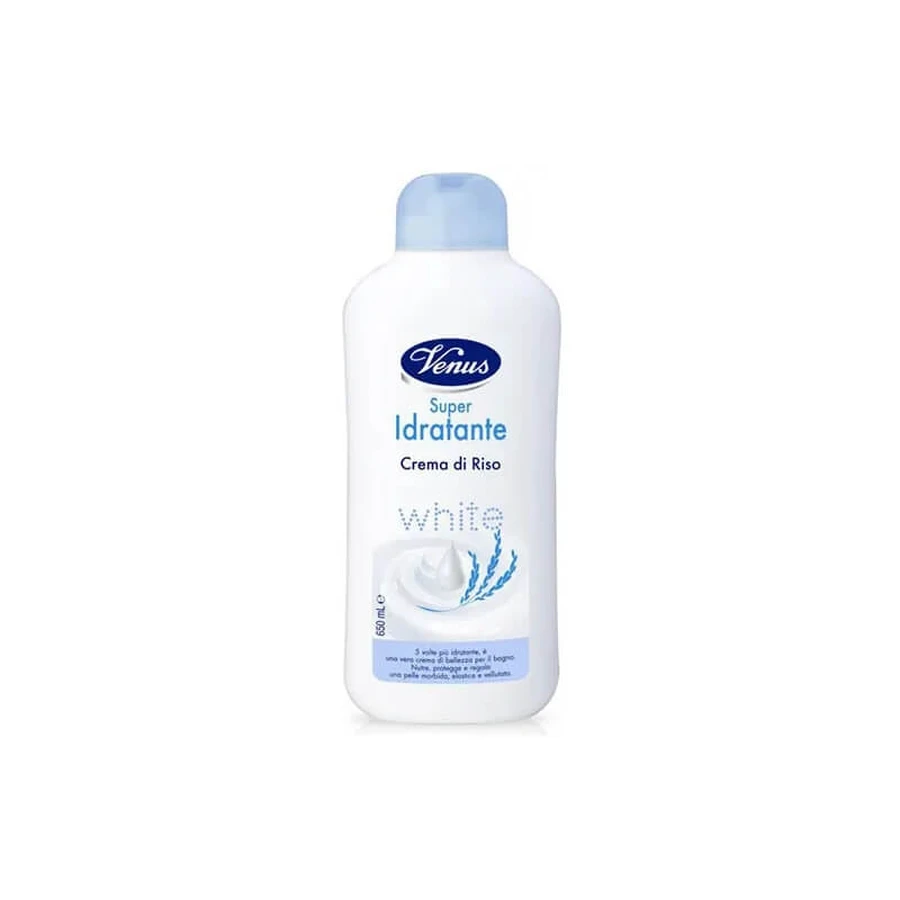 Venus Rice Cream - Super-Moisturizing Shower and Bath Cream, 650 ml