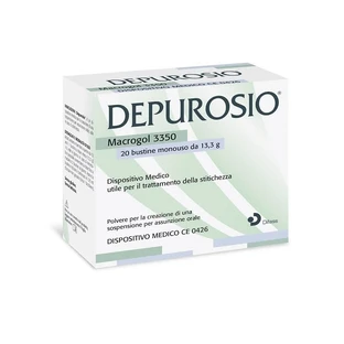 Depurosio - Laxeermiddel tegen constipatie, 20 zakjes van elk 13,3 g