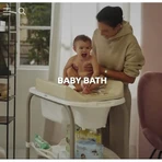 Cam Bolliicina - Asiento de baño con dos asientos anatómicos, de 0 a 12 meses, blanco