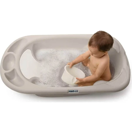 Cam Bolliicina - Asiento de baño con dos asientos anatómicos, de 0 a 12 meses, blanco