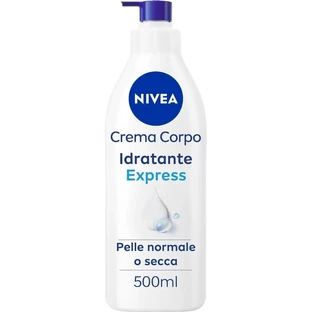 Nivea 72-Stunden-Express-Feuchtigkeitscreme – Creme für normale und trockene Haut, 500 ml