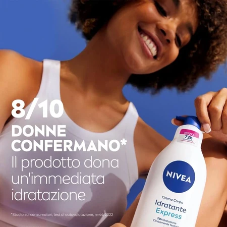 Nivea 72-Stunden-Express-Feuchtigkeitscreme – Creme für normale und trockene Haut, 500 ml
