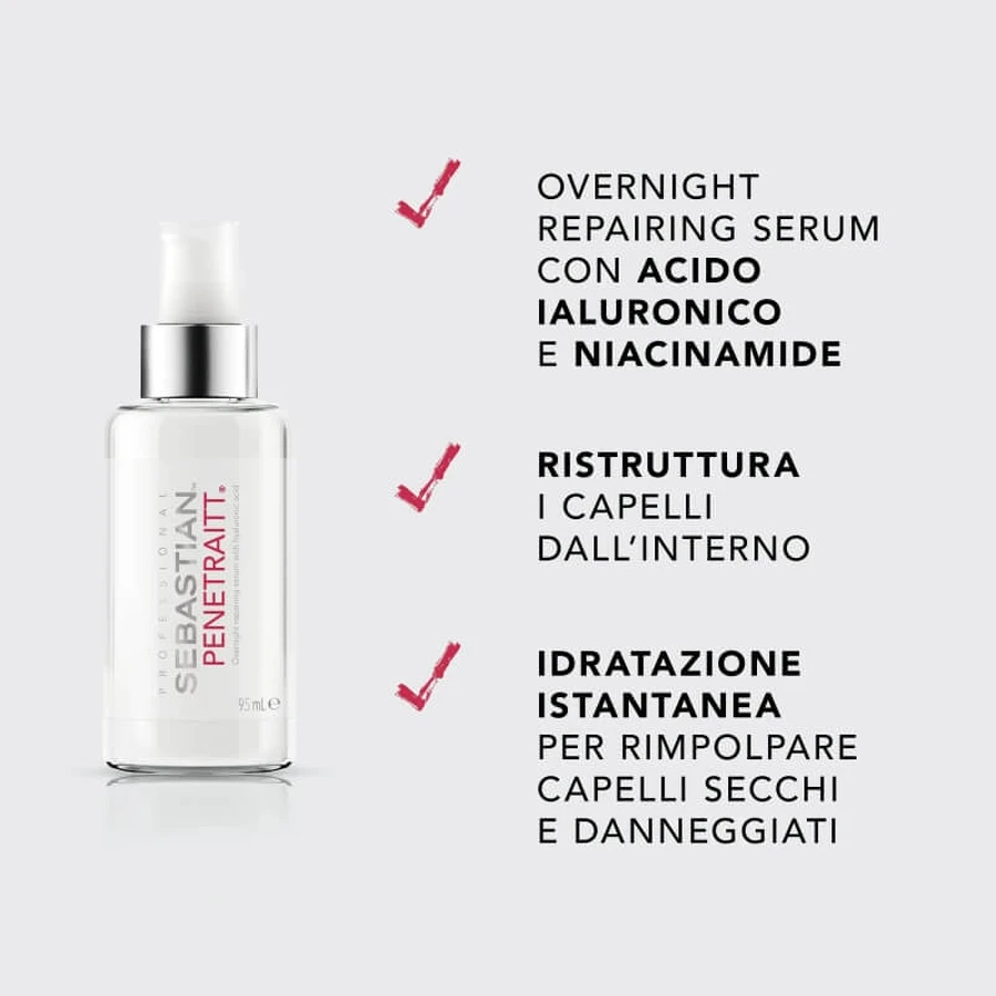 Sebastian Penetraitt - Herstellend haarserum voor ’s nachts met hyaluronzuur, 95 ml
