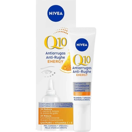 Nivea Q10 Energy - Crema antiedad para el contorno de los ojos, 15 ml