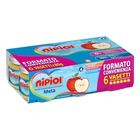 Nipiol Apple Baby Food 6x80 g