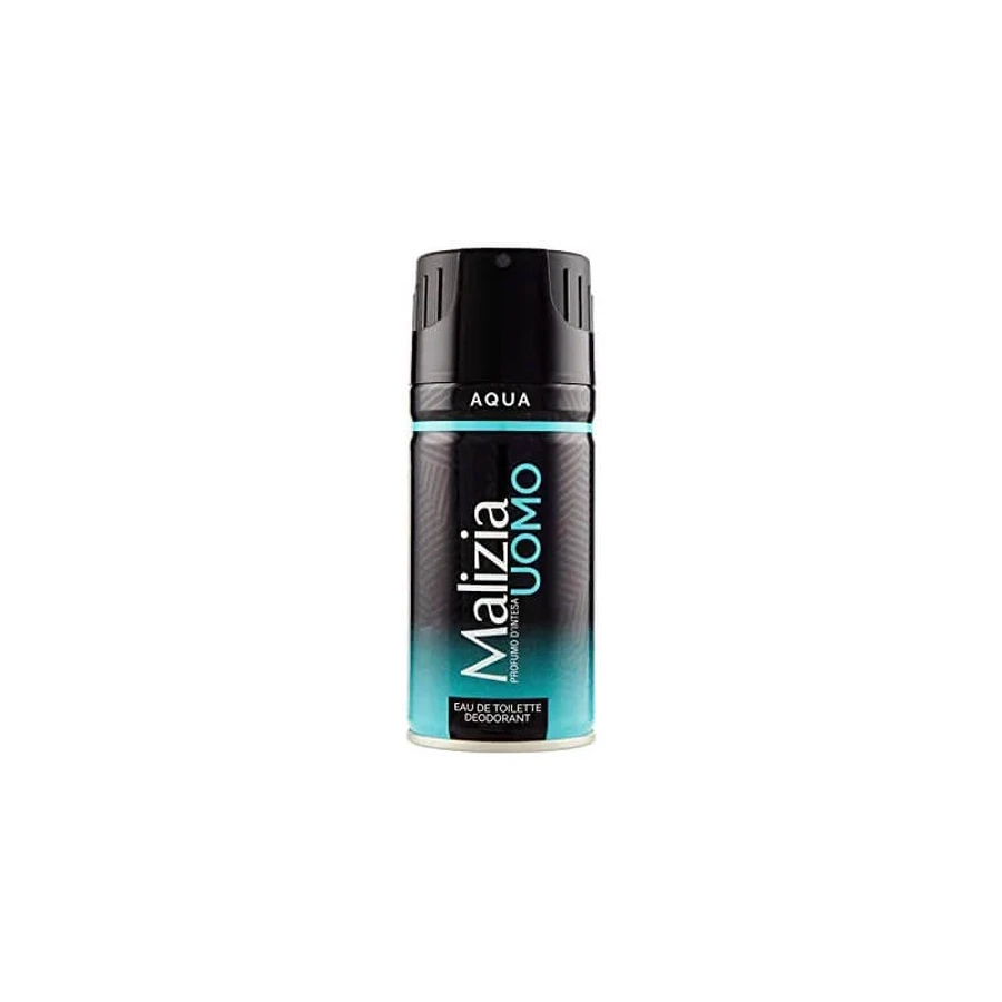Malizia Aqua - Déodorant en spray pour homme, 150 ml