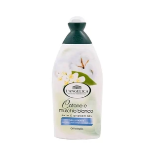 L'Angelica Algodón y Almizcle Blanco - Gel de ducha aterciopelado, 500 ml