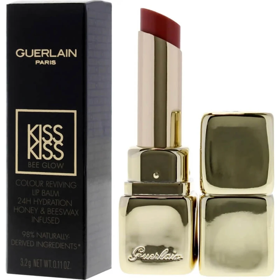 Guerlain KissKiss Bee Glow - Bálsamo labial con color n.º 129 Blossom Glow