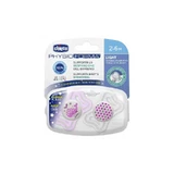 Chicco Physio Light Lumi 2-6m – 2 siliconen fopspenen – diverse kleuren