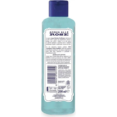 Rozenwater – Zuiverend micellair water voor de gemengde of vette huid 200 ml