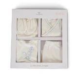 Cangaroo "Welcome, My Little Angel" cadeauset – 5 katoenen babykleertjes voor baby’s van 0-2 maanden
