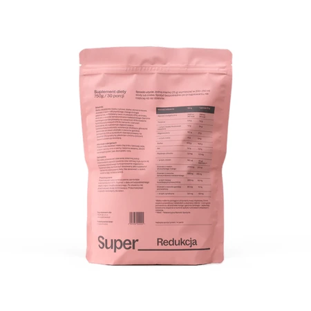 SuperPauza Pflanzliches Protein – Super-Sonderangebot, Pulver, Erdbeergeschmack, 750 g