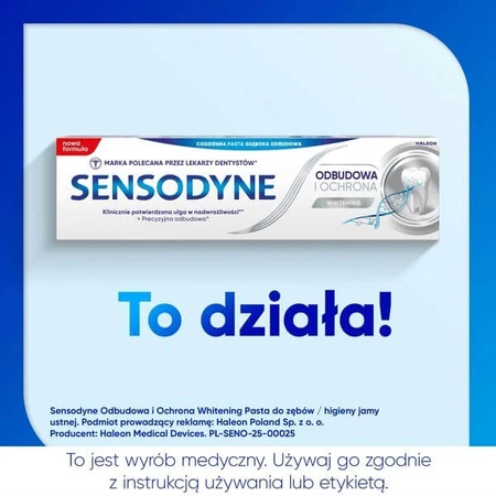 Sensodyne Repair & Protect Whitening, tandpasta, 75 ml
