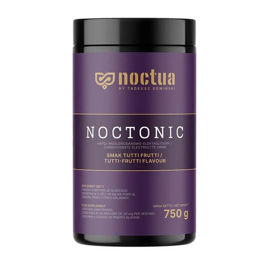 Noctua NocTonic, en polvo, sabor tutti frutti, 750 g