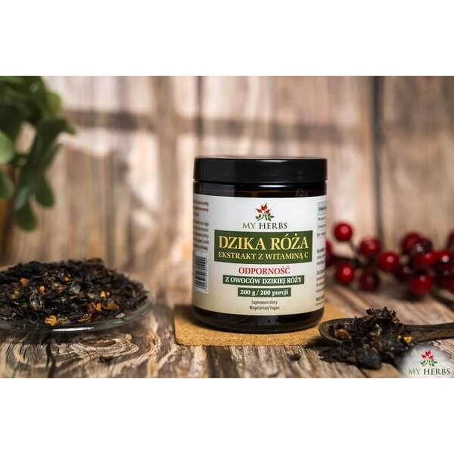 My Herbs Estratto di rosa canina, in polvere, 200 g