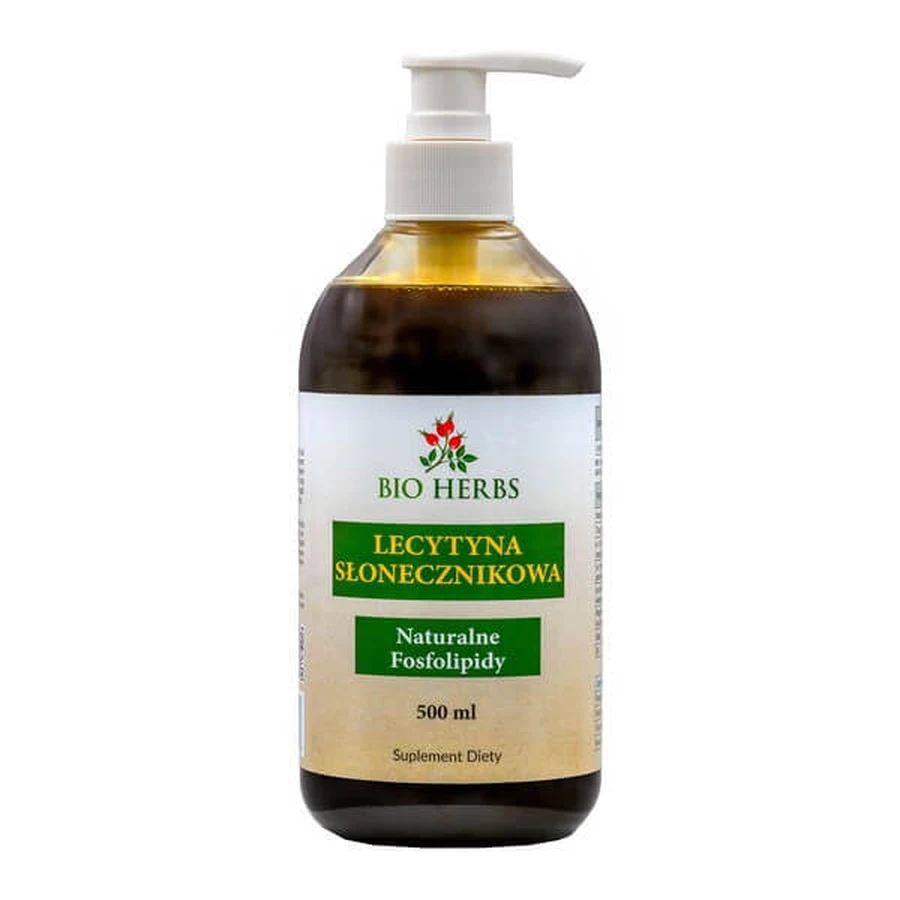 Bio Herbs Lecitina di girasole, liquida, 500 ml