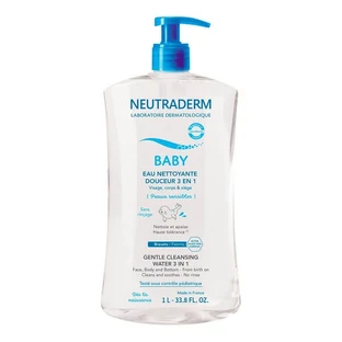 Neutraderm Baby, mild 3-in-1 reinigingswater, 1 L