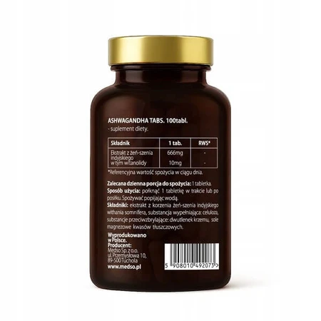 Medso Ashwagandha Tabs 666 mg, Tabletten, 100 Stück