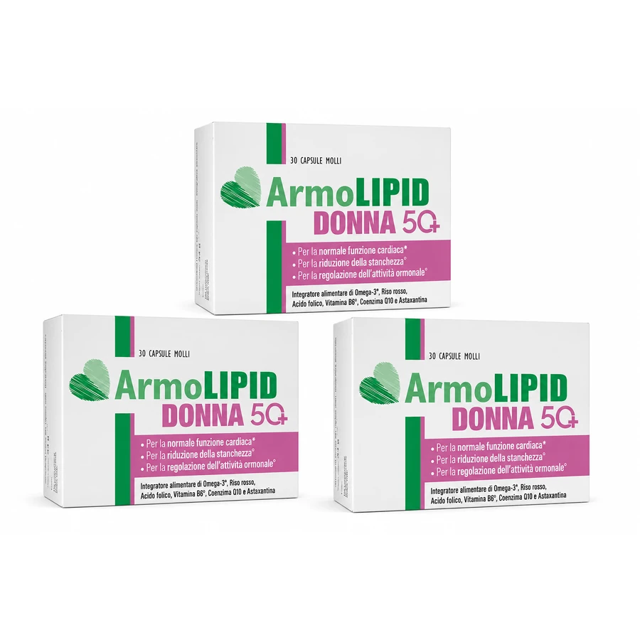 Armolipid para mujeres mayores de 50 años, 3 x 30 cápsulas blandas