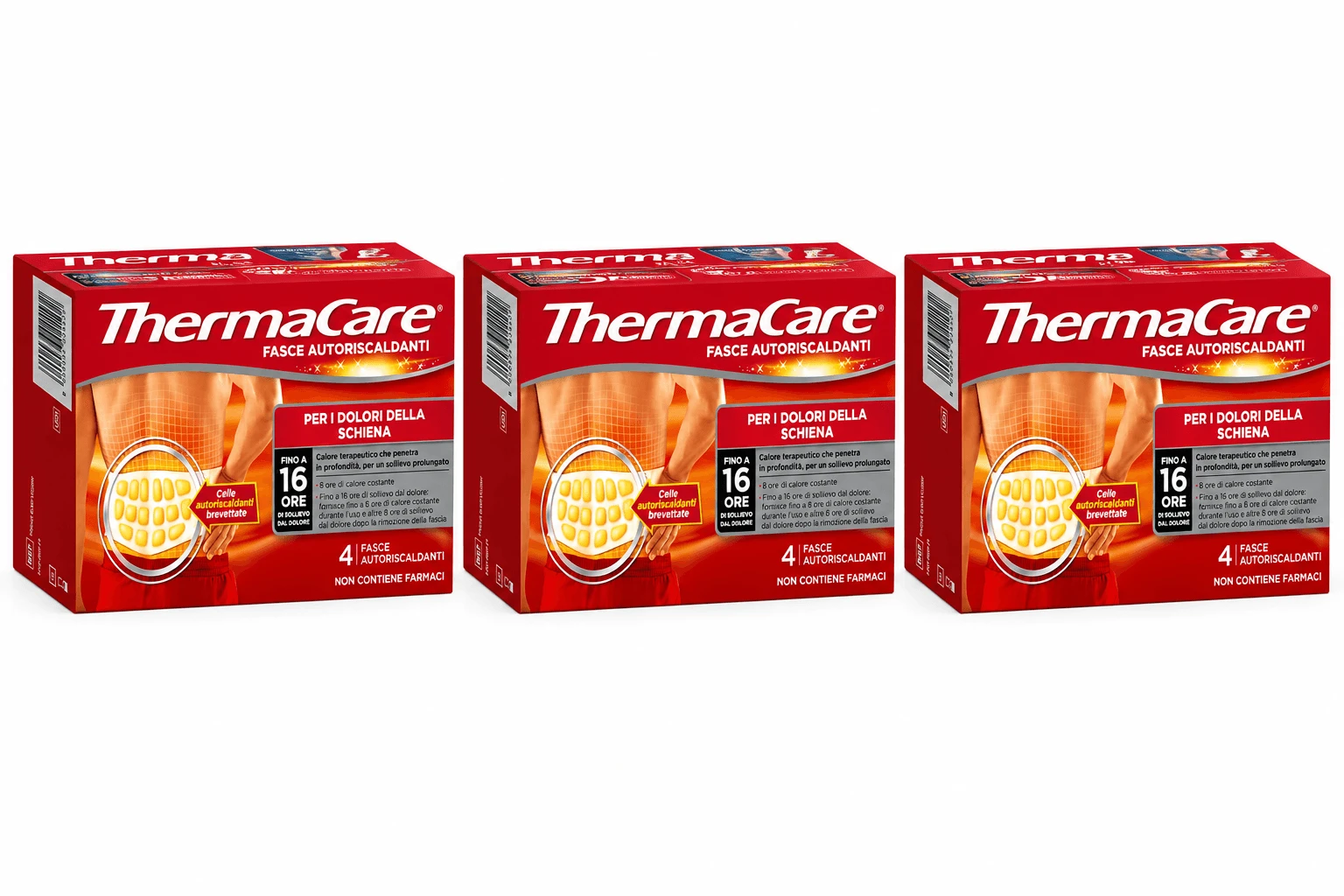 Thermacare 3x4 Self-Heating Pads for Back Pain
