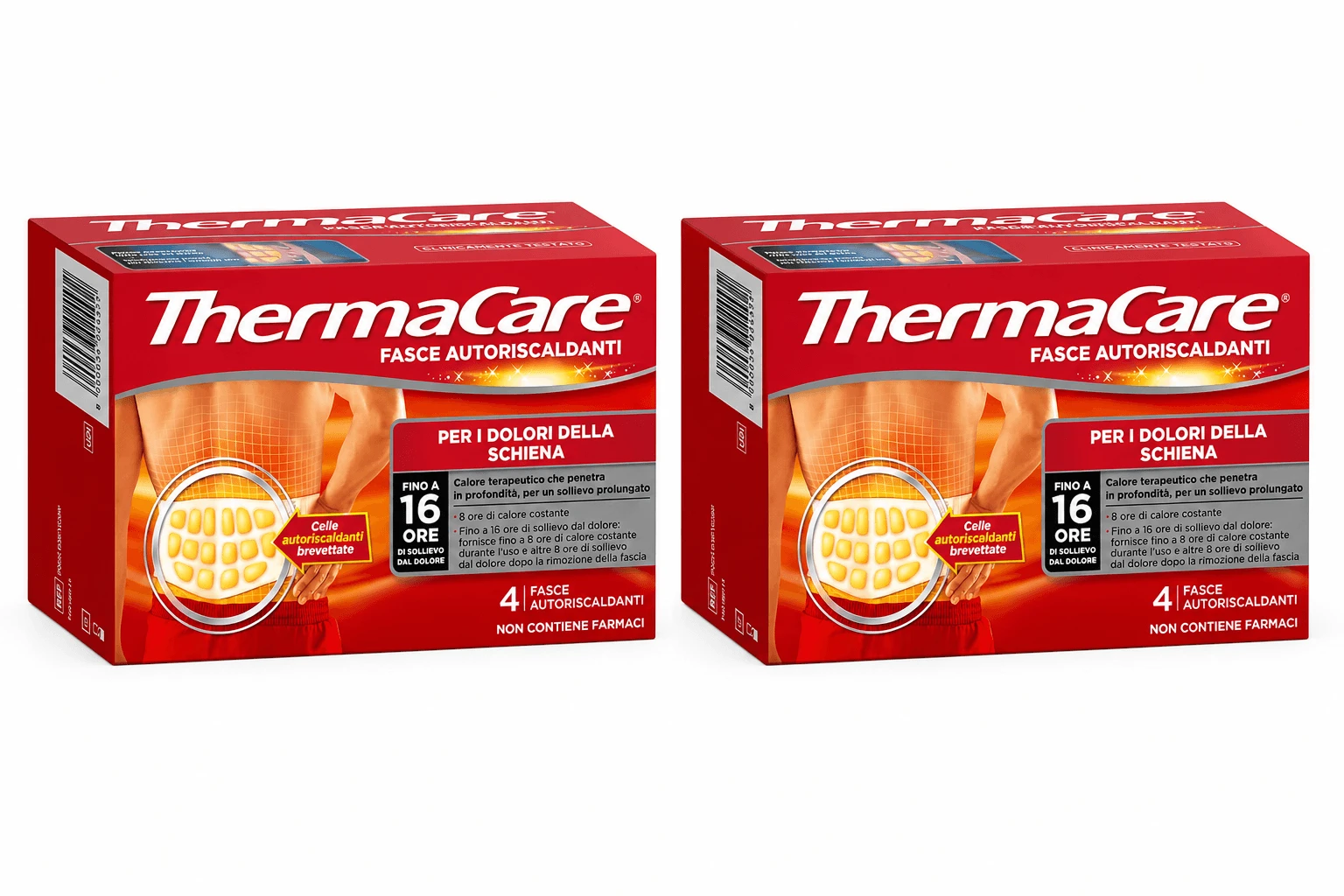 Thermacare 2x4 Self-Heating Pads for Back Pain