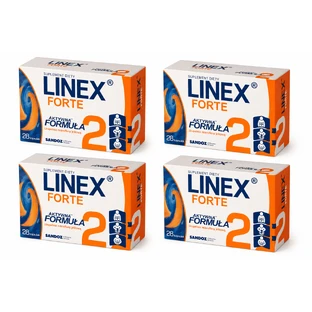Linex Forte, 4 x 28 capsules, Sandoz