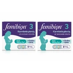 Femibion 3 para la lactancia, 2 x 56 comprimidos + 56 cápsulas, Procter & Gamble